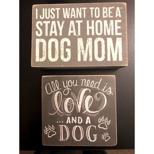 Dog wall signs
